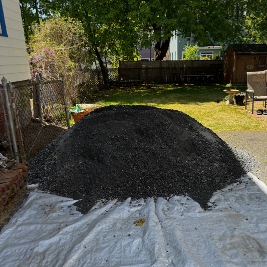 #610 dense-graded crushed granite with fines for tight compaction