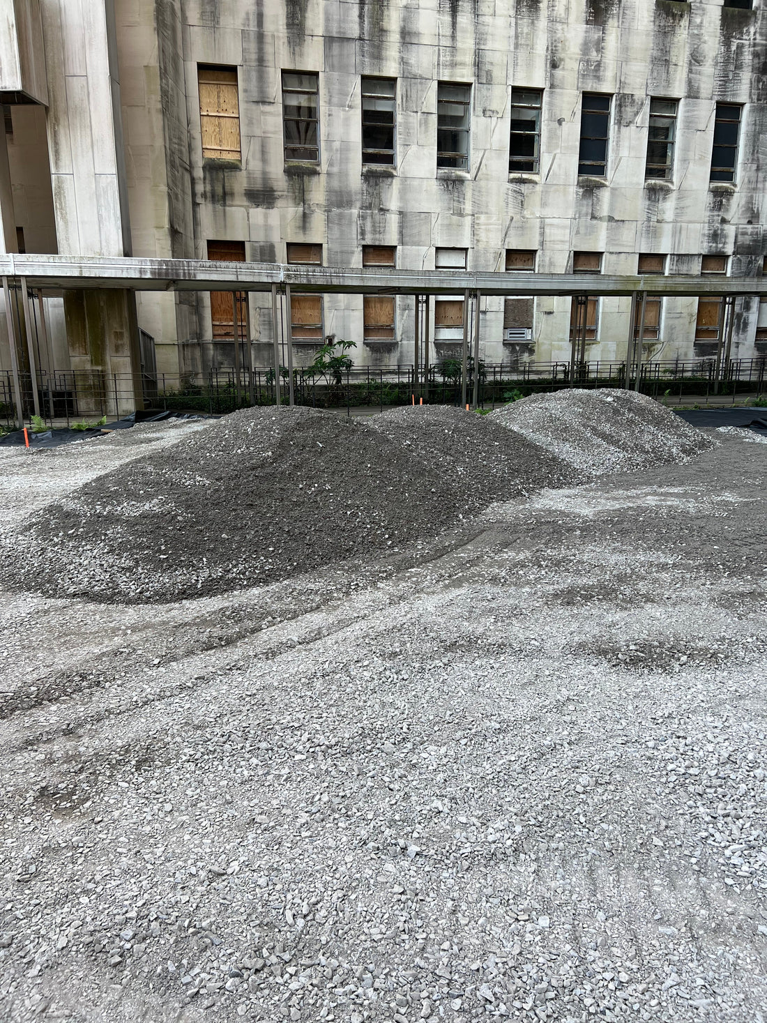 Multiple Loads of #57 Gray Gravel Delivered to Commercial Jobsite in Boston, MA