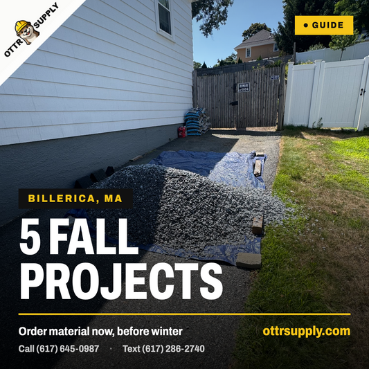 5 Fall Projects a Billerica Homeowner Should Order Material For Now