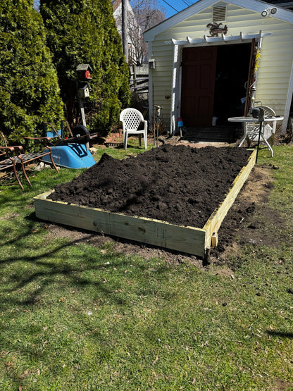 Garden Soil Mix close-up — ideal for raised beds and vegetable gardens