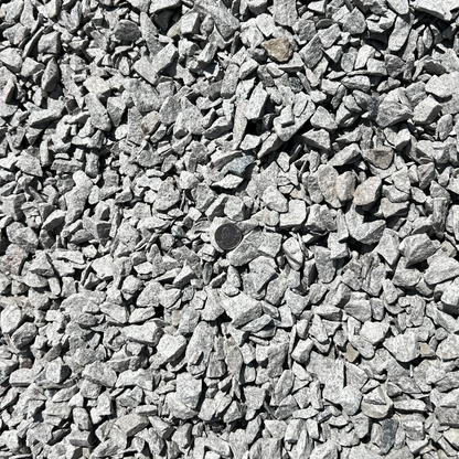 Gray Crushed Rock ¾"